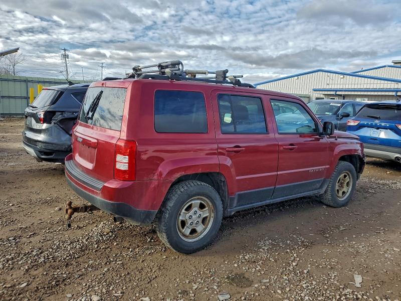 1C4NJRBBXHD143113 - 2017 JEEP PATRIOT SPORT 红色 照片 3