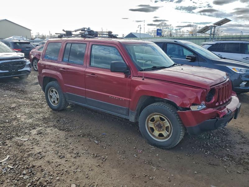 1C4NJRBBXHD143113 - 2017 JEEP PATRIOT SPORT 红色 照片 4
