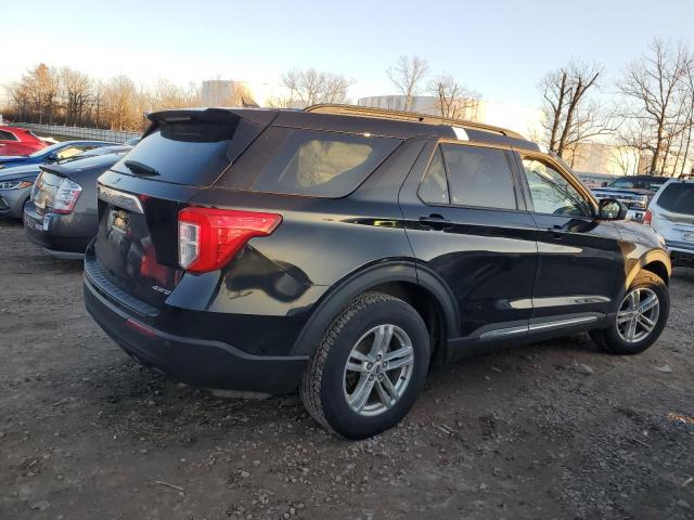 1FMSK8DH0NGA13469 - 2022 FORD EXPLORER XLT BLACK photo 3