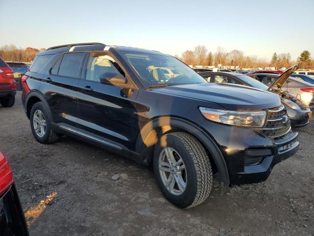 1FMSK8DH0NGA13469 - 2022 FORD EXPLORER XLT BLACK photo 4