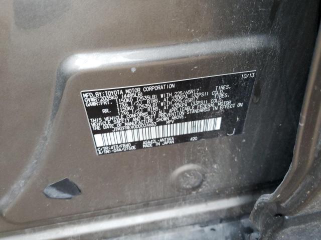 JTMZFREV0DD024683 - 2013 TOYOTA RAV4 LE BROWN photo 13