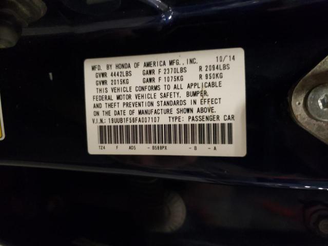 19UUB1F56FA007107 - 2015 ACURA TLX TECH BLUE photo 12