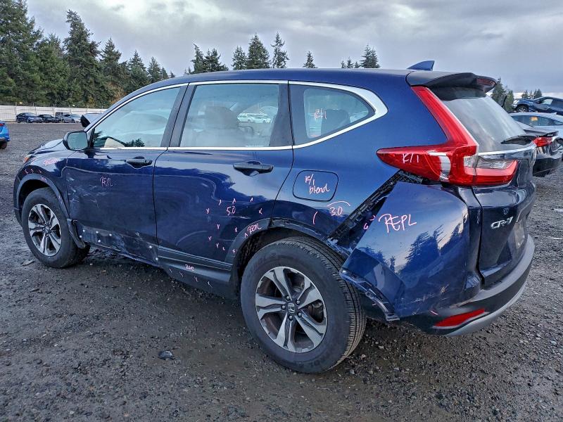2HKRW6H37JH204502 - 2018 HONDA CR-V LX Blau Foto 2