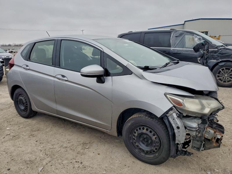 JHMGK5H54HS008719 - 2017 HONDA FIT LX Gümüş fotoğraf 4