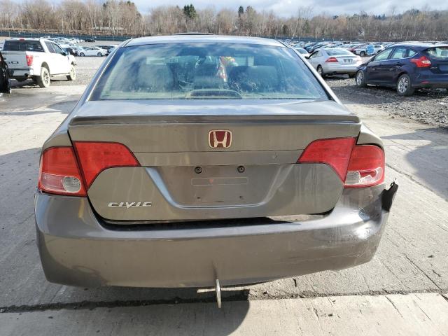 1HGFA16847L062182 - 2007 HONDA CIVIC EX GOLD photo 6