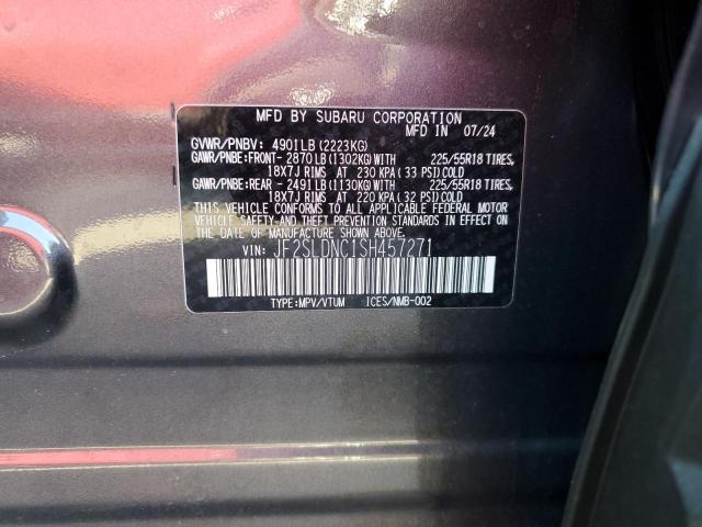 JF2SLDNC1SH457271 - 2025 SUBARU FORESTER LIMITED Сұр фото 14