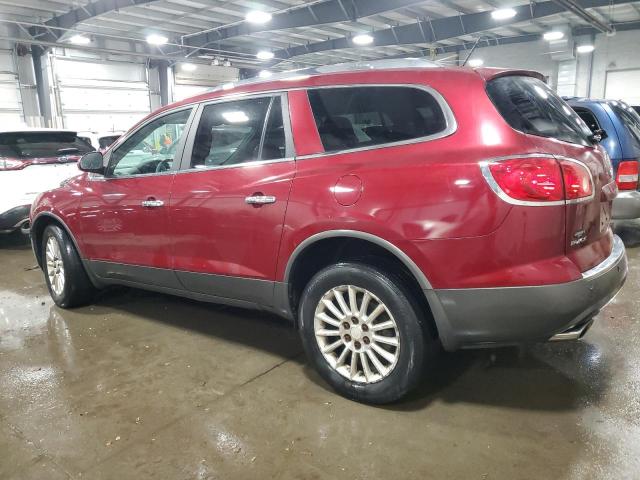5GAKVBED7BJ276806 - 2011 BUICK ENCLAVE CXL RED photo 2