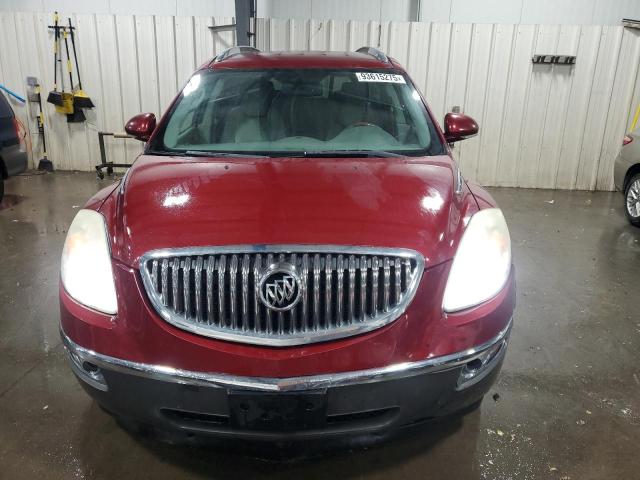 5GAKVBED7BJ276806 - 2011 BUICK ENCLAVE CXL RED photo 5