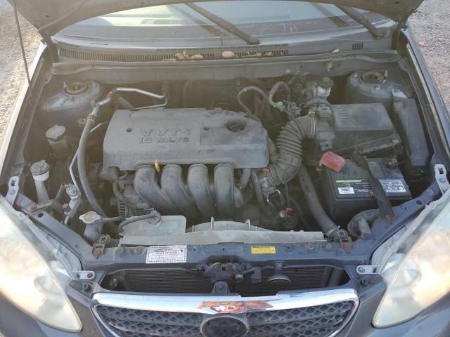 2T1BR32E35C338403 - 2005 TOYOTA COROLLA CE GRAY photo 11