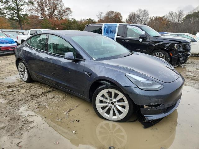 5YJ3E1EA5NF369709 - 2022 TESLA MODEL 3 Մոխրագույն լուսանկար 4