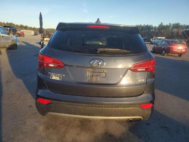 5XYZTDLB6FG233158 - 2015 HYUNDAI SANTA FE S SILVER photo 6