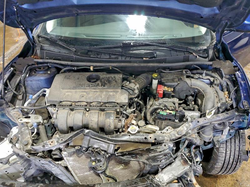 3N1AB7AP0HY221640 - 2017 NISSAN SENTRA S 蓝色 照片 11