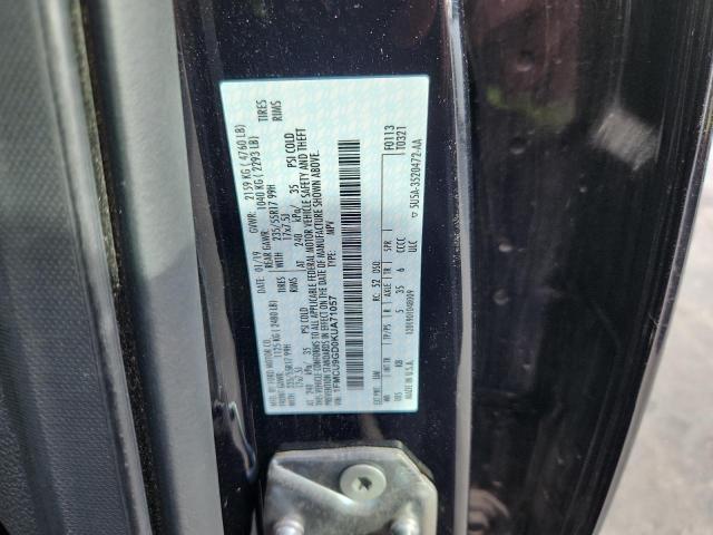 1FMCU9GD0KUA71057 - 2019 FORD ESCAPE SE BLACK photo 13