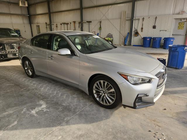 JN1EV7AR0KM551346 - 2019 INFINITI Q50 LUXE فضي صورة 4