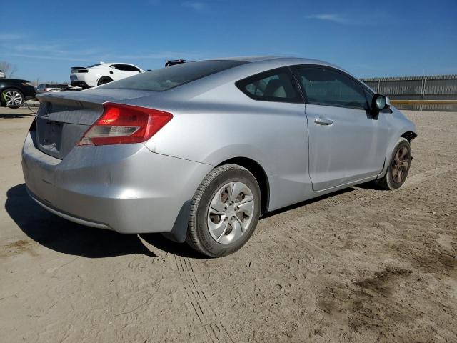 2HGFG3B57DH528248 - 2013 HONDA CIVIC LX SILVER photo 3