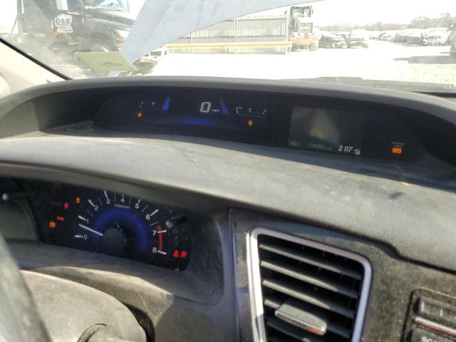 2HGFG3B57DH528248 - 2013 HONDA CIVIC LX SILVER photo 9