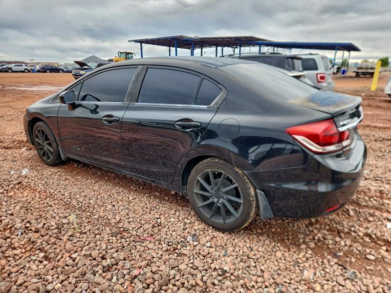 2HGFB2F58FH512209 - 2015 HONDA CIVIC LX Siyah fotoğraf 2