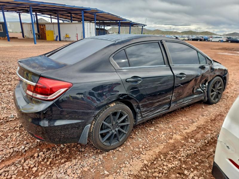 2HGFB2F58FH512209 - 2015 HONDA CIVIC LX Siyah fotoğraf 3