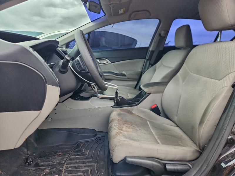 2HGFB2F58FH512209 - 2015 HONDA CIVIC LX Siyah fotoğraf 7
