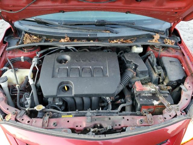 2T1BU4EE1BC606828 - 2011 TOYOTA COROLLA BASE წითელი ფოტო 11