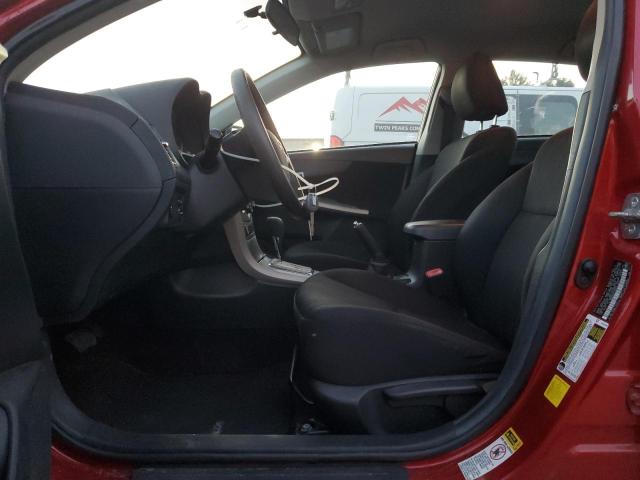 2T1BU4EE1BC606828 - 2011 TOYOTA COROLLA BASE წითელი ფოტო 7