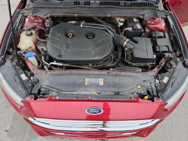 3FA6P0K92ER219749 - 2014 FORD FUSION TITANIUM RED photo 11