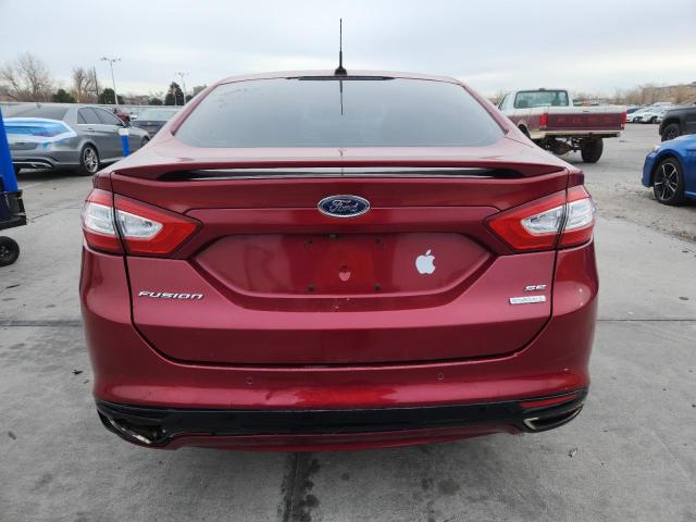 3FA6P0K92ER219749 - 2014 FORD FUSION TITANIUM RED photo 6