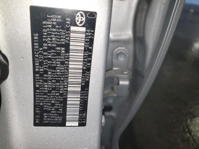 5YFB4MDE6SP258316 - 2025 TOYOTA COROLLA LE 银色 照片 13