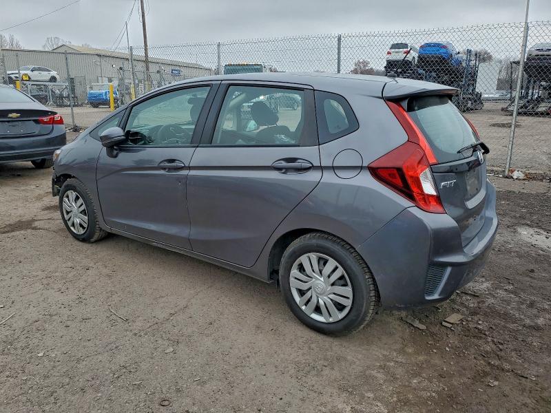 3HGGK5H52HM706144 - 2017 HONDA FIT LX GRAY photo 2