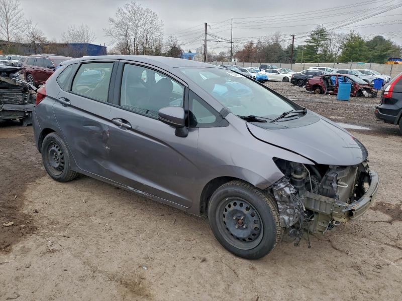 3HGGK5H52HM706144 - 2017 HONDA FIT LX GRAY photo 4