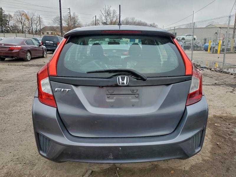 3HGGK5H52HM706144 - 2017 HONDA FIT LX GRAY photo 6