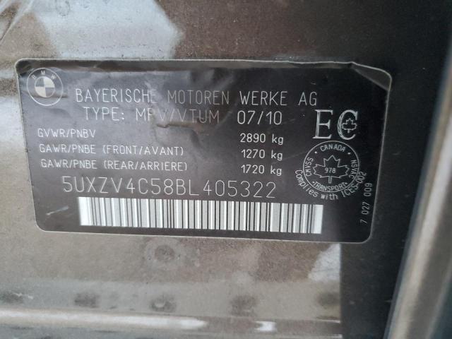 5UXZV4C58BL405322 - 2011 BMW X5 XDRIVE35I Qəhvəyi foto 13