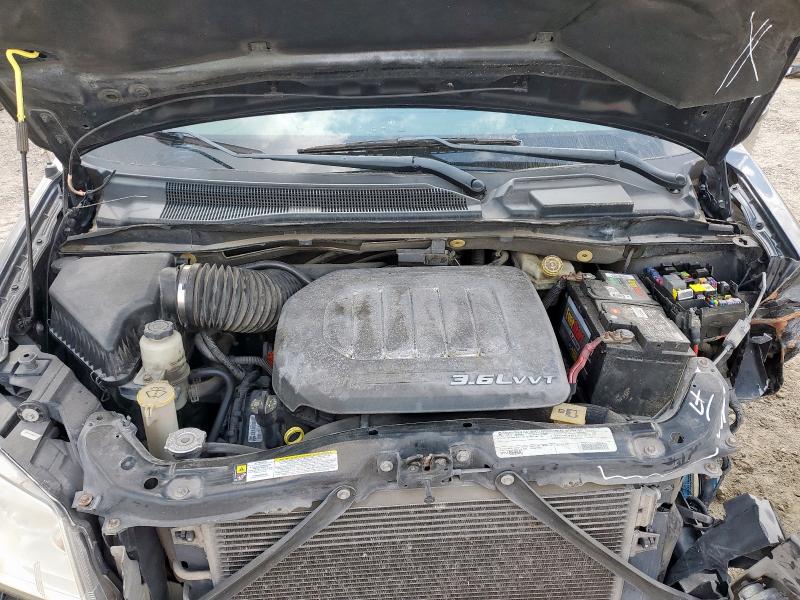 2C4RC1CG2CR138114 - 2012 CHRYSLER TOWN & COU TOURING L BLACK photo 12