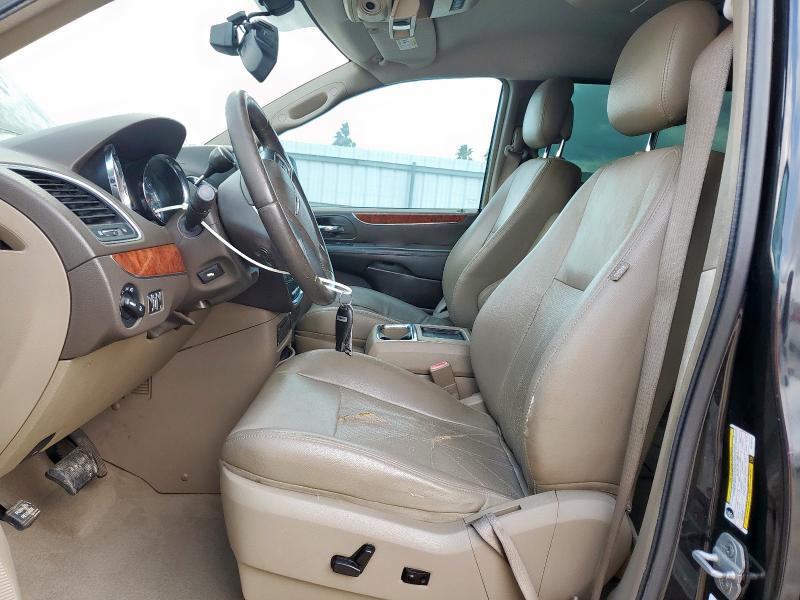 2C4RC1CG2CR138114 - 2012 CHRYSLER TOWN & COU TOURING L BLACK photo 7