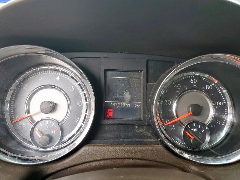 2C4RC1CG2CR138114 - 2012 CHRYSLER TOWN & COU TOURING L BLACK photo 9