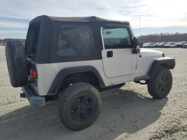 1J4FA39S55P353789 - 2005 JEEP WRANGLER X SILVER photo 3