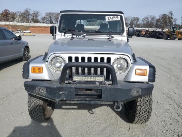 1J4FA39S55P353789 - 2005 JEEP WRANGLER X SILVER photo 5