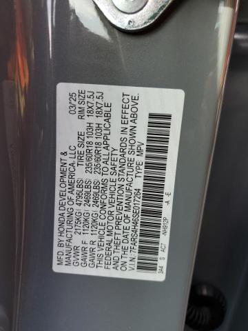 7FARS4H46SE017264 - 2025 HONDA CR-V EX Сірий фото 14