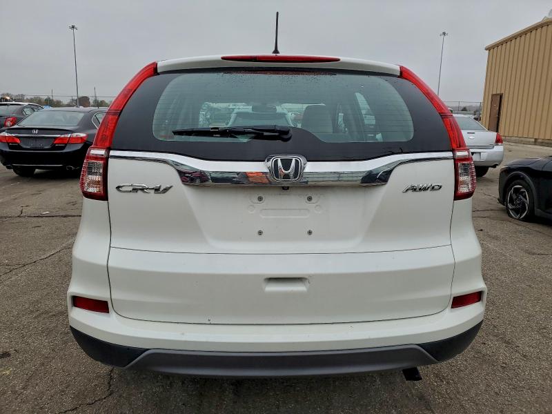 5J6RM4H31GL007981 - 2016 HONDA CR-V LX WHITE photo 6