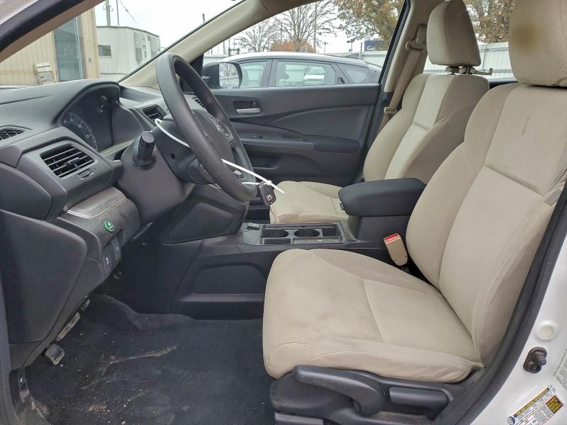 5J6RM4H31GL007981 - 2016 HONDA CR-V LX WHITE photo 7
