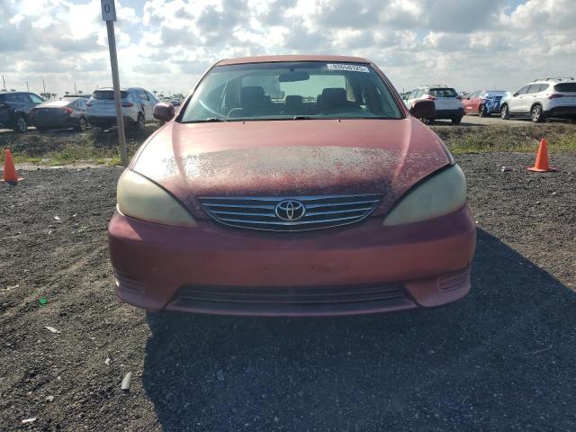 4T1BE30K35U101803 - 2005 TOYOTA CAMRY LE Qırmızı foto 5