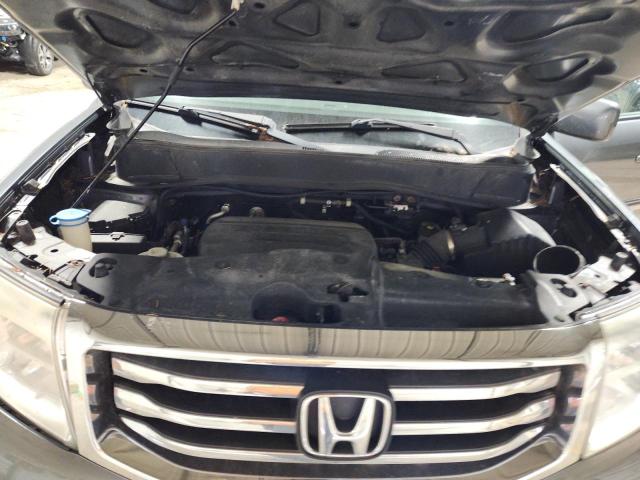 5FNYF4H58DB021999 - 2013 HONDA PILOT EXL ნაცრისფერი ფოტო 12