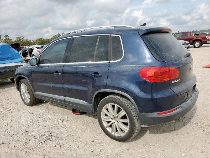 WVGAV7AX2CW555135 - 2012 VOLKSWAGEN TIGUAN S 蓝色 照片 2