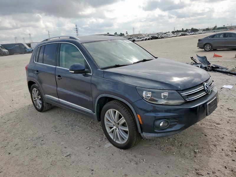 WVGAV7AX2CW555135 - 2012 VOLKSWAGEN TIGUAN S 蓝色 照片 4