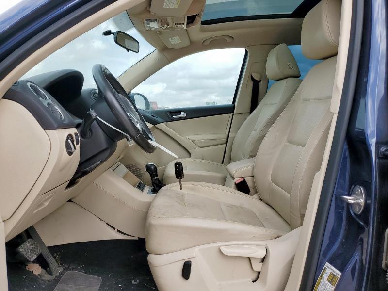 WVGAV7AX2CW555135 - 2012 VOLKSWAGEN TIGUAN S 蓝色 照片 7