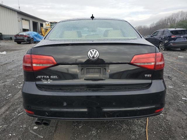3VWL17AJ2FM219815 - 2015 VOLKSWAGEN JETTA SEL BLACK photo 6