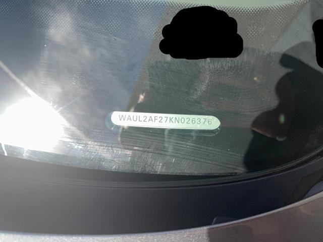 WAUL2AF27KN026376 - 2019 AUDI A6 PREMIUM PLUS Boz foto 10