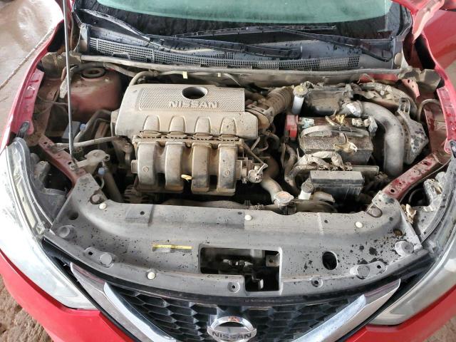 3N1AB7AP1JY252739 - 2018 NISSAN SENTRA S RED photo 11