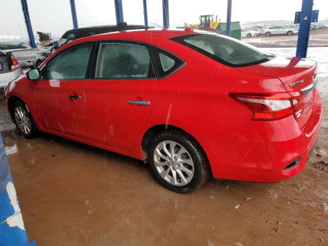 3N1AB7AP1JY252739 - 2018 NISSAN SENTRA S RED photo 2