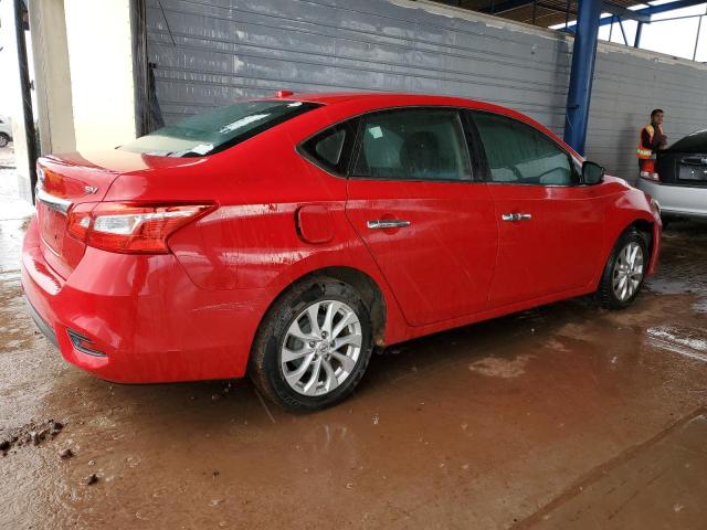 3N1AB7AP1JY252739 - 2018 NISSAN SENTRA S RED photo 3